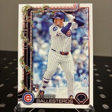 Moisés Ballesteros 2025 Topps Holiday #H169 RC Chicago Cubs