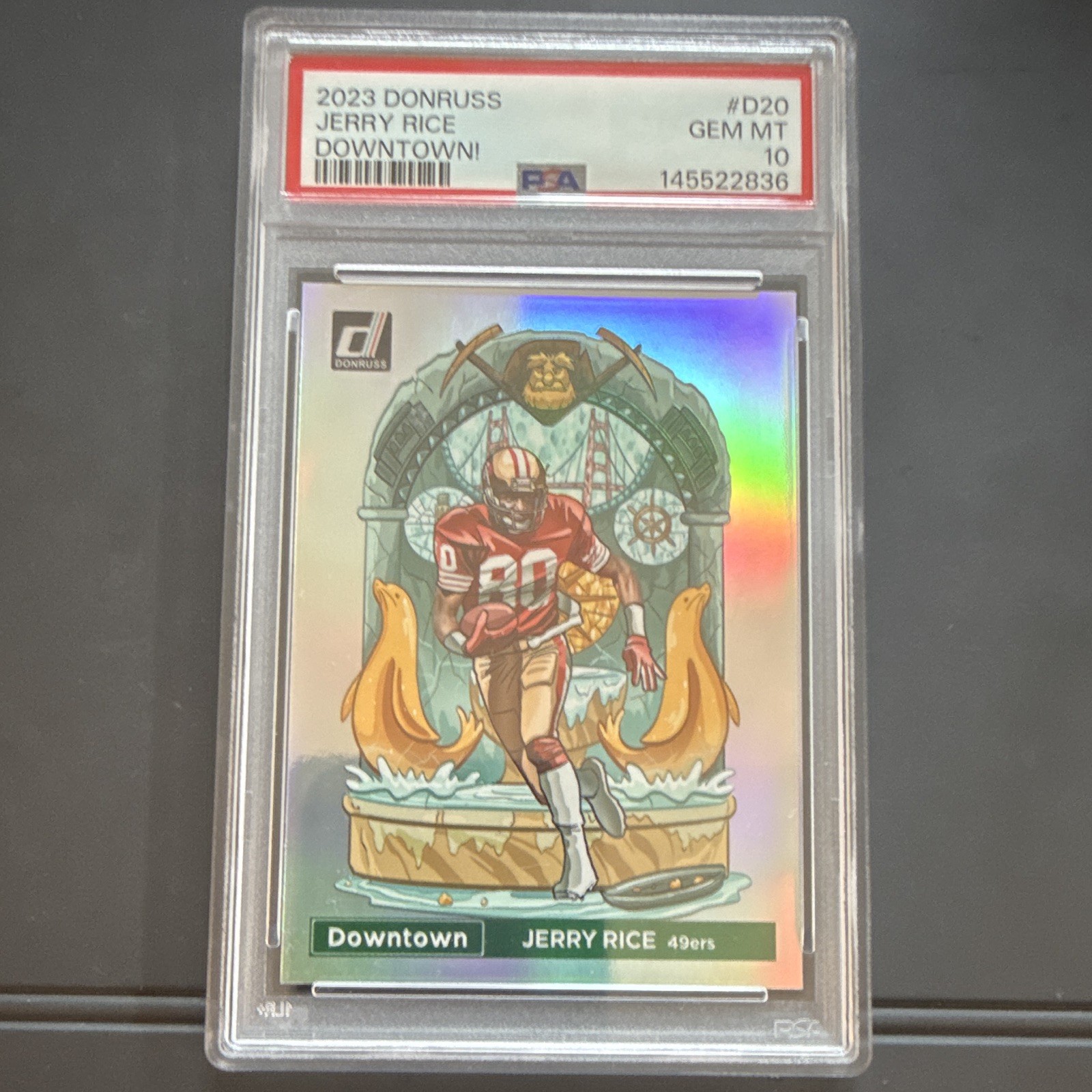 Donruss 2023 Jerry Rice Downtown! Insert #D20 San Francisco 49ers NFL