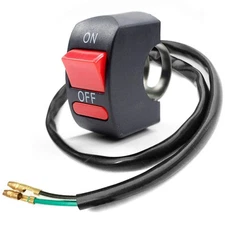 1 Piece Motorcycle Handlebar Switch Push Button On Off Switches Tuning