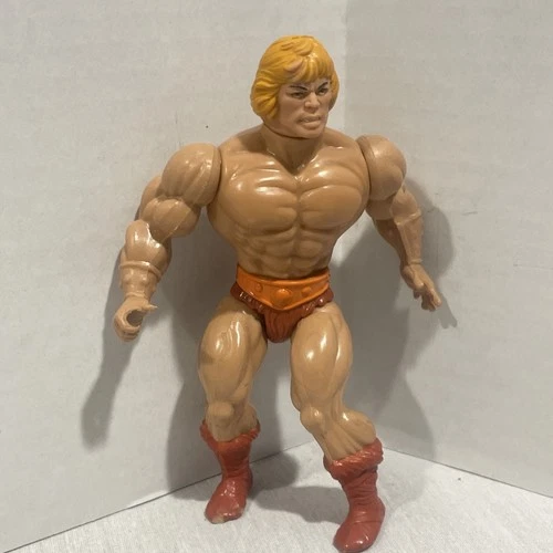 Vintage MOTU 1981 HE-MAN ACTION FIGURE SOFT HEAD TAIWAN