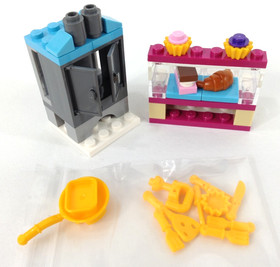 Lego Friends 41006 Bakery, 30106 Stand, 3930 Bakery Sets 98% Complete
