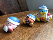 Kirby 3 figurines hoshi no kirby pupupu friends Bandai - Nintendo Hal laboratory
