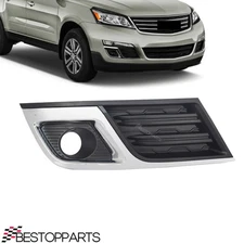 Passenger Right Side For 2013-2017 Chevy Traverse Front Fog Light Bezel Cover RH
