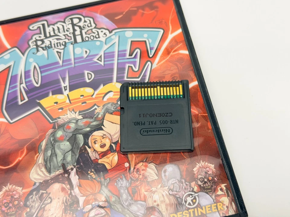 Auténtico estuche e insertos de juego Little Red Riding Hood's Zombie BBQ (Nintendo DS) Foto 3 de 4