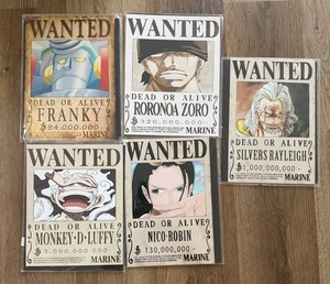 One Piece Wanted Poster Set | eBay