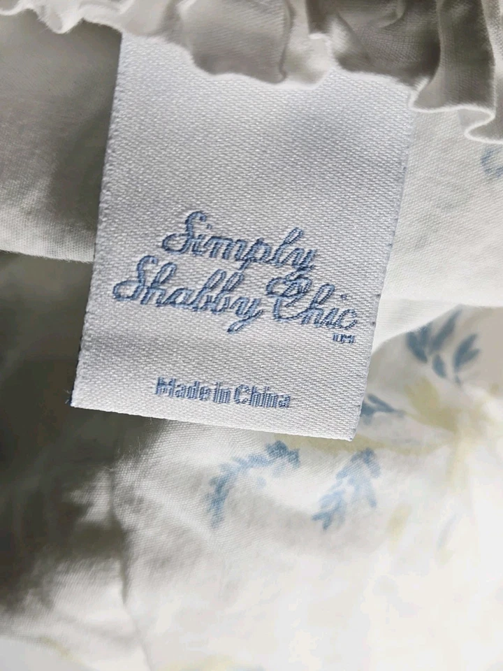 Просто потертый шик британская роза вышитая оборка пэчворк покрывало Twin читать - Изображение 4 из 4