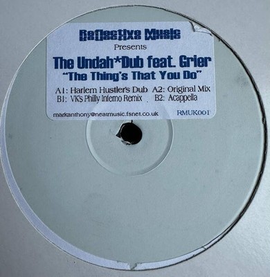Undah Dub Feat Grier - The Thing That You Do (VINYL)