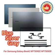 New For Samsung Galaxy Book2 NP750XEE NP750XED LCD Back Cover Bezel Hinges Cover