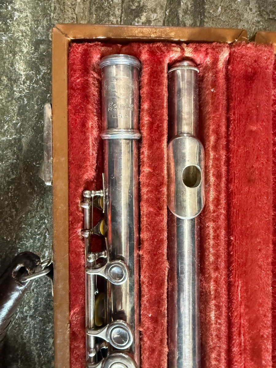 Selmer Bundy flute with hard case. Made in USA | eBay