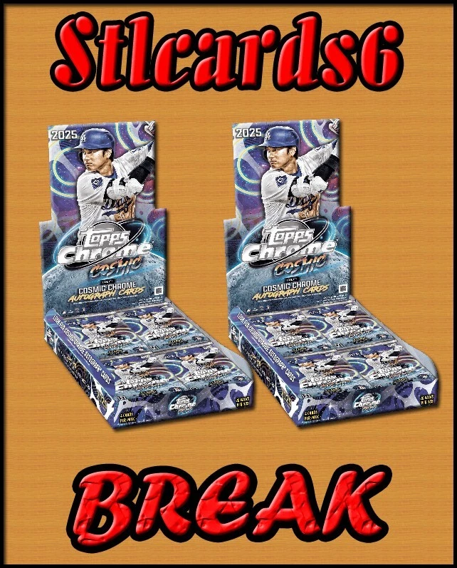 🔥Pick Your Team🔥 [#5] [2x] 2025 TOPPS COSMIC CHROME HOBBY BOX 🔥BREAK🔥