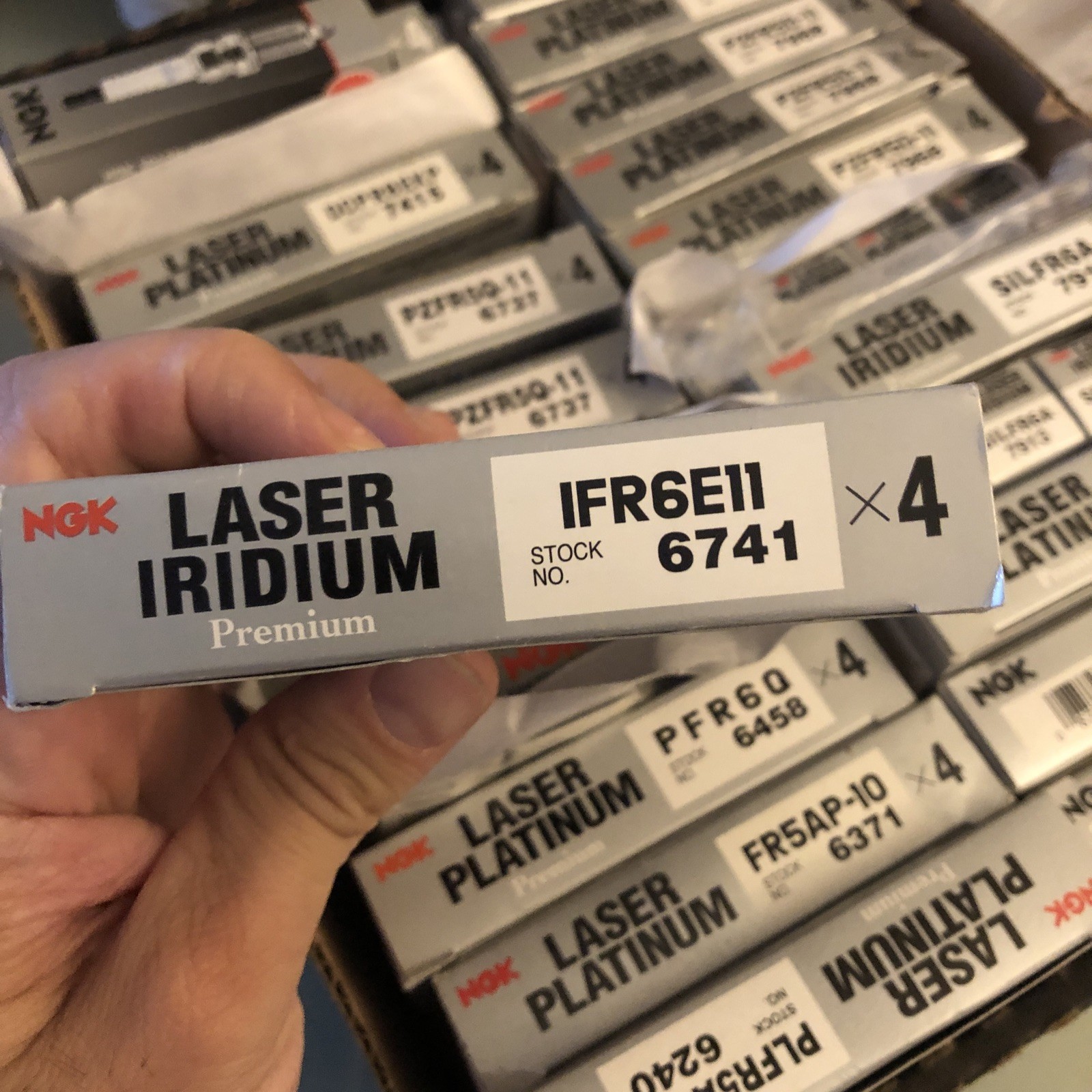  4x NGK 6741 SPARK PLUGS LASER IRIDIUM IFR6E11 OEM NEW 4 PACK SHIP SAME DAY