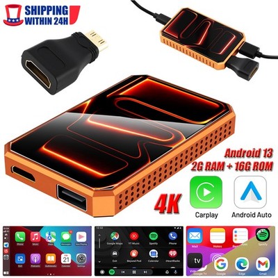 New Wireless CarPlay WIFI AI Box | Android Auto | Netflix YouTube & More Adapter
