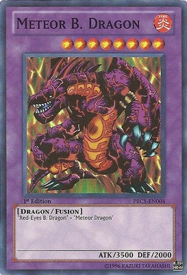 1x (LP) Meteor B. Dragon - PRC1-EN004 - Super Rare - 1st Edition  YuGiOh