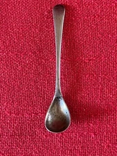Vintage 1958 hallmarked Cooper Bros, Sheffield miniature silver salt spoon  