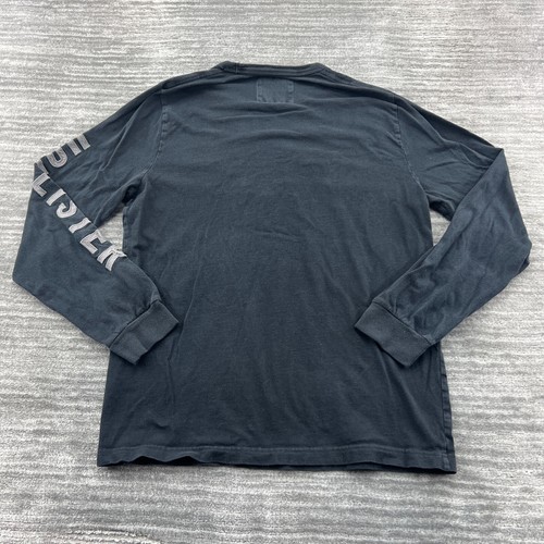 Hollister Shirt Size M Youth California Long Sleeve Black Medium - Picture 6 of 6