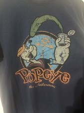 Vintage Fruit Of The Loom - Popeye the Sailorman T Shirt - Size Large