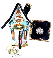 NEW Candle Holder BLUE SKY CLAYWORKS PEACE COTTAGE HEATHER GOLDMINC new w/tags!