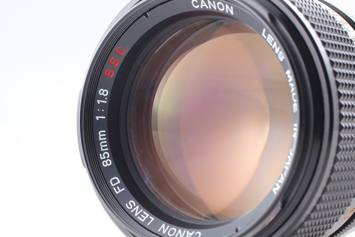 N MINT w/hood】 Canon FD 85mm f/1.8 SSC S.S.C. Portrait MF