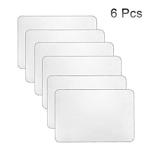 6 Pcs Plastic Placemats Heat Resistant Washable Table Mats For Dining
