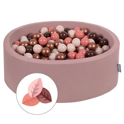 KiddyMoon Bällebad Bällepool 7Cm Bällen 90X30cm Für Babys Kinder