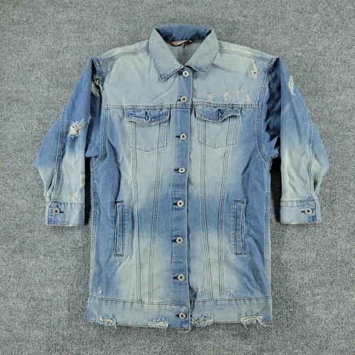 Highway Jeans Jacket Women's Small Blue 