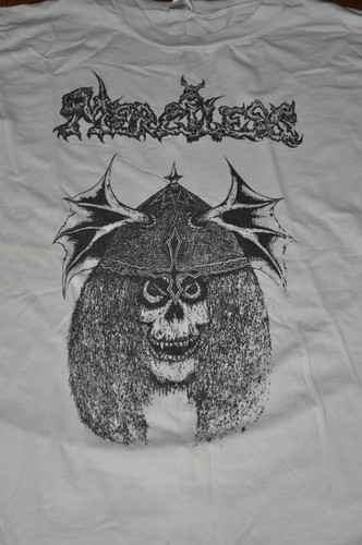 Merciless 1987 T-Shirt Short Sleeve White Cotton Men, Size S-5XL - Picture 1 of 3