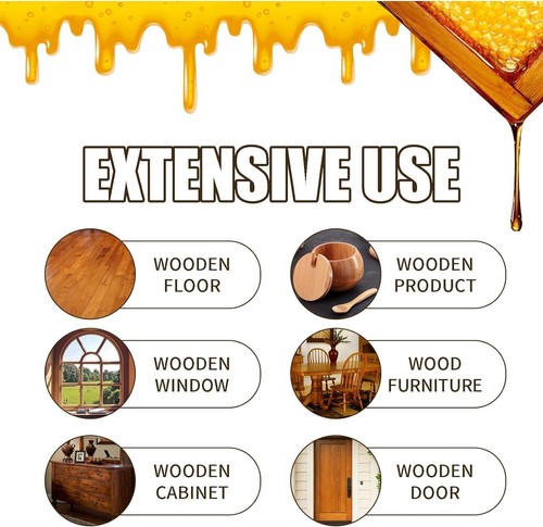 2× Bee Wax Furniture Polish Spray Natural Micro-Molecularized Beeswax w/ Tool US - Picture 10 of 15