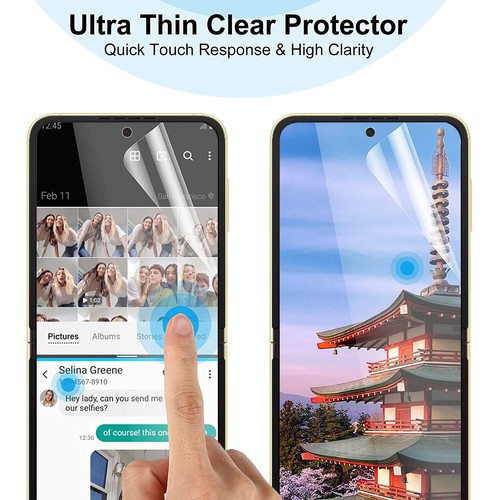 For Samsung Galaxy Z Flip 3 4 5 6 5G Hydrogel Front Screen Protector Film Cover - Picture 17 of 21
