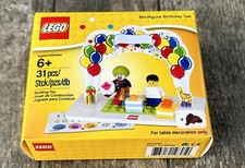 LEGO 850791 Minifigure Birthday Set Cake Topper - NEW - FACTORY SEALED - RETIRED