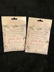 WHITE ROSE SCENT (Sachet De Fragrance Rose Blanche) Lot Of 4 Total