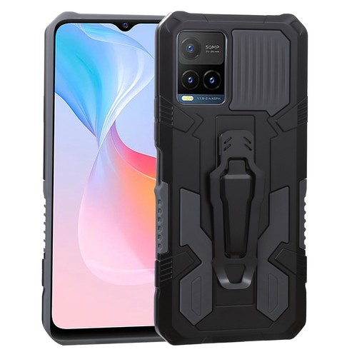 Cover For Vivo Y70 Y52 Y21 Y33S CASE Shockproof Hybrid Armor Case with Belt Clip - Picture 1 of 9