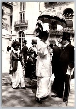 Postcard Lelegance De Lepoque Lace Umbrella Paris 1900 Reproduction Photo 6x4"
