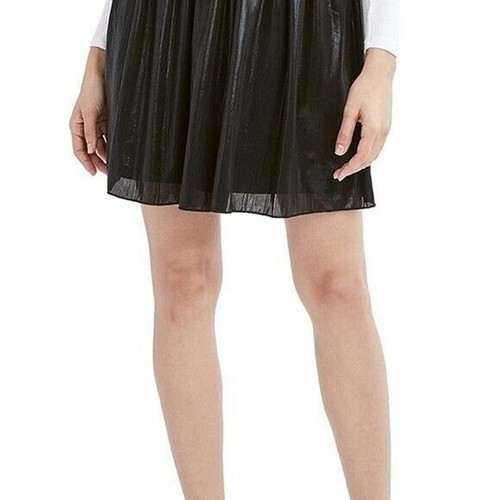 NWT BCBGeneration Fit Flare BLACK Mini Dress size large - Picture 7 of 9