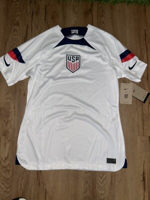 NIKE WOMENS SLIM FIT USA NATIONAL SOCCER TEAM JERSEY SIZE SMALL NWT $95