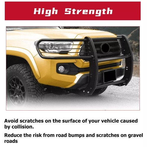 Fits Toyota Tacoma 2016-2023 Bumper Brush Grill Guard In Black Powder Coated - Picture 8 of 15