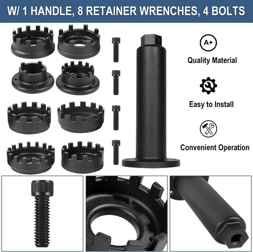 Lower Carrier Retaining Ring Nut Wrench Tool Kit Fit Yamaha Honda Suzuki Mercury - Picture 6 of 11
