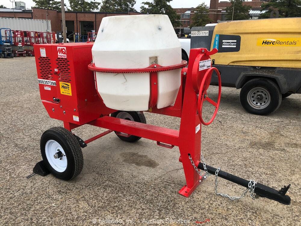 2022 Multiquip MC94PH8 Towable 9Cu Ft Concrete Mortar Mixer Honda