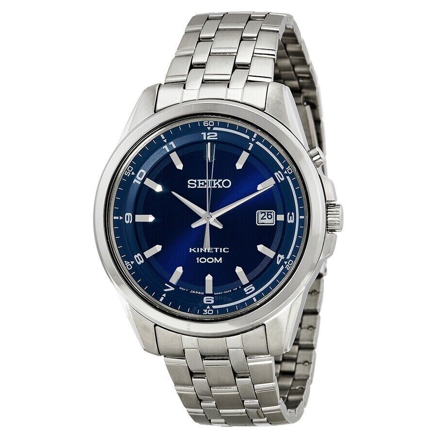 Seiko Kinetic “S” Ref. 5M63-0A30 Blue Sunburst Dial Florida Trust Group Watch Exchange main image 4