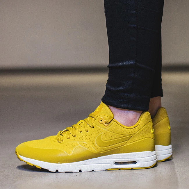 maagd Raak verstrikt Verhogen Nike Air Max 1 Ultra Moire Women&#039;s Sz:9 Running Reflective 3M Citron  704995-301 | eBay