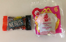 1998 Vintage McDonald's Halloween Candy Dispenser, 6 Hamburgler W/candy NIP