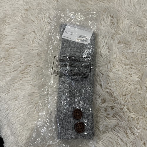 NWT The Childrens Place Button Boot Knee High Socks Sz M 1-2 - Picture 2 of 6