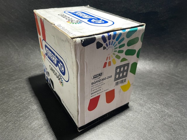 SELECTRIC SGRID360-248 Interruptor Carátula 6-Gang Mate Negro - 5 / Caja (GB) ZB9490 SELECTRIC SGRID360-248 Interruptor Carátula 6-Gang Mate Negro - 5 / Caja (GB) ZB9490