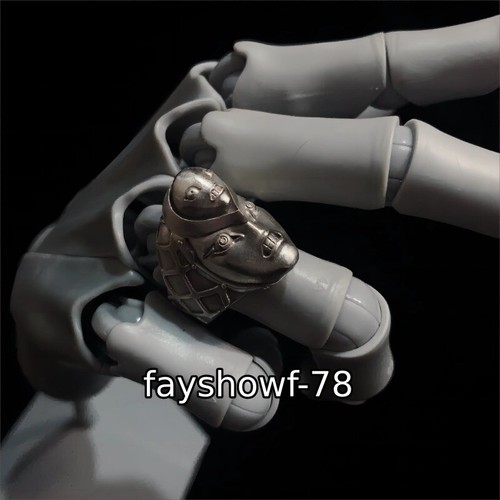 JoJo's Bizarre Adventure Diavolo 925 Silver Ring King Crimson Cosplay Props Gift - Picture 3 of 11