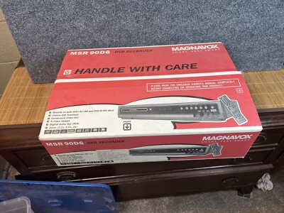Magnavox MSR90D6 DVD Recorder/Player with Remote New Open Box TV