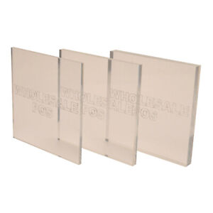 4mm Thick transparent Perspex acrylic sheet Plastic Plexiglass Cut 100mm*200mm