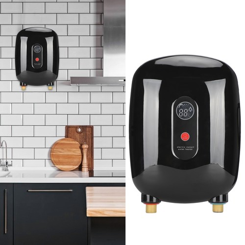 Electric Tankless Instant Hot Water Heater 3500W Shower 220V Home Tap Faucet - Picture 4 of 12