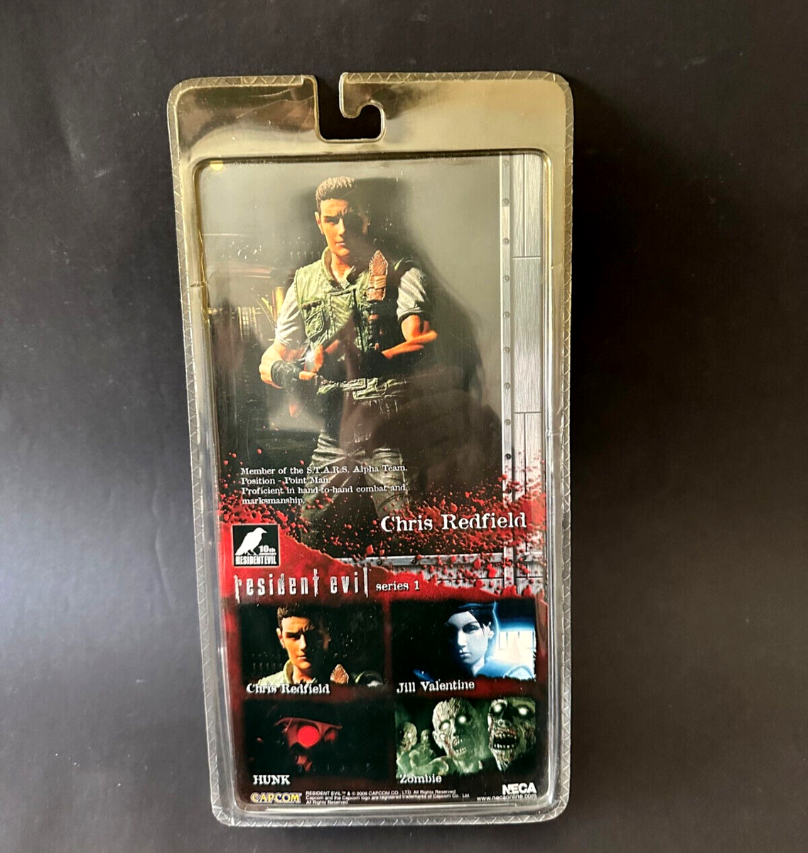 Resident Evil 10th Anniversary Series 1 Chris Redfield Figure 17cm