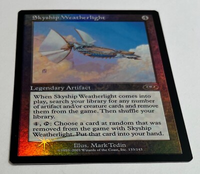 飛翔艦ウェザーライト　Skyship Weatherlight 英語 MTG SKYSHIP WEATHERLIGHT (FOIL) Planeshift (OldManMTG 003-651) | eBay
