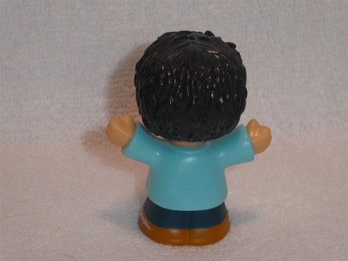 Fisher Price Little People Black Hair Pet Shop Boy Dad Koby Apron Glasses New - Picture 2 of 3
