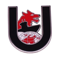German WW2 12th Flotilla U-Boat Submarine Germany Sea Wolf Navy Enamel Pin Badge